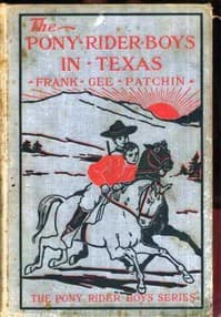 The Pony Rider Boys in Texas; Or, The Veiled Riddle of the Plains book cover