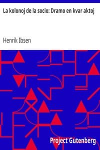 La kolonoj de la socio: Dramo en kvar aktoj book cover