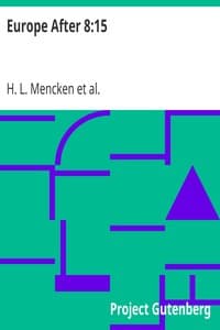 Europe After 8:15 book cover