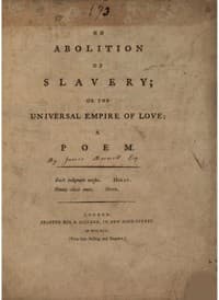 No Abolition of Slavery
Or the Universal Empire of Love, A poem