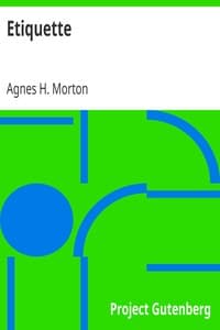 Etiquette book cover