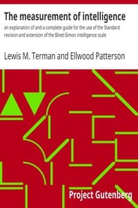 The measurement of intelligence