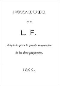 Estatuto de la L. F. (Liga Filipina)