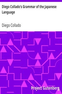 Diego Collado's Grammar of the Japanese Language book cover