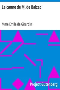 La canne de M. de Balzac book cover