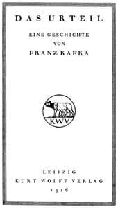 Das Urteil: Eine Geschichte book cover