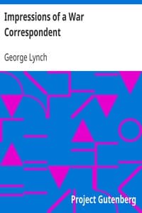 Impressions of a War Correspondent book cover