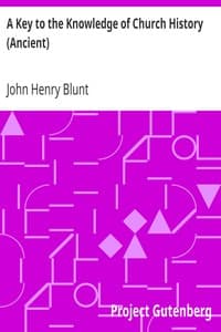 A Key to the Knowledge of Church History (Ancient) book cover