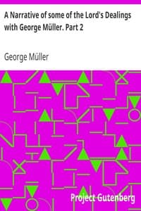 A Narrative of some of the Lord's Dealings with George Müller. Part 2 book cover
