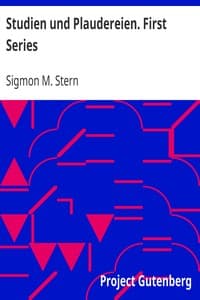 Studien und Plaudereien. First Series