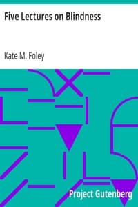 Five Lectures on Blindness book cover