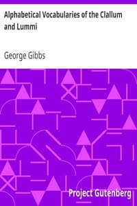 Alphabetical Vocabularies of the Clallum and Lummi book cover