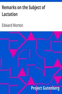 Remarks on the Subject of Lactation book cover