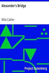 Alexander's Bridge book cover