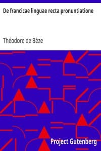 De francicae linguae recta pronuntiatione book cover