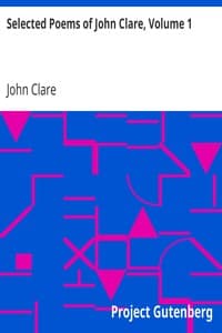 Selected Poems of John Clare, Volume 1