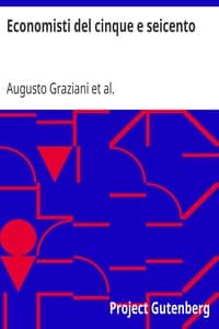 Economisti del cinque e seicento book cover