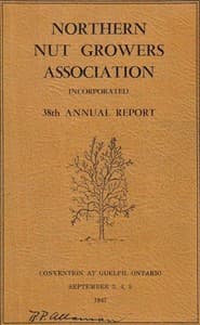 Northern Nut Growers Association Report of the Proceedings at the Thirty-Eighth Annual Meeting
Guelph, Ontario, September 3, 4, 5, 1947 book cover