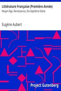 Littérature Française (Première Année) book cover