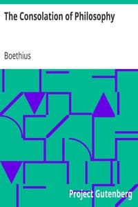The Consolation of Philosophy book cover