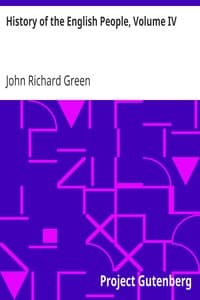 History of the English People, Volume IV book cover