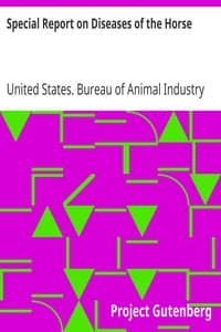 Special Report on Diseases of the Horse