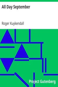 All Day September book cover