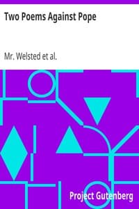 Two Poems Against Pope
One Epistle to Mr. A. Pope and the Blatant Beast