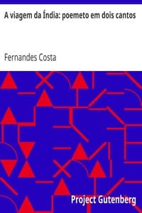 A viagem da Índia: poemeto em dois cantos