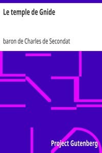 Le temple de Gnide book cover