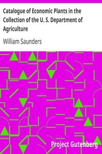 Catalogue of Economic Plants in the Collection of the U. S. Department of Agriculture