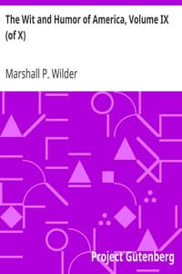 The Wit and Humor of America, Volume IX (of X)