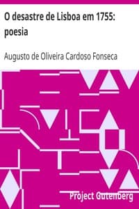 O desastre de Lisboa em 1755: poesia