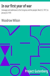 In our first year of war book cover