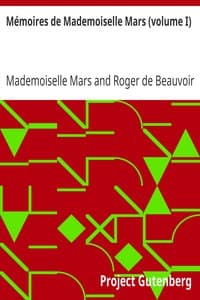 Mémoires de Mademoiselle Mars (volume I)
(de la Comédie Française) book cover