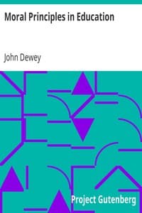Moral Principles in Education book cover