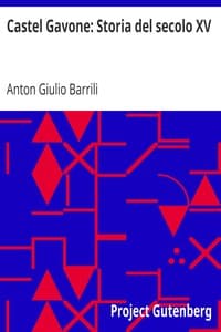 Castel Gavone: Storia del secolo XV book cover