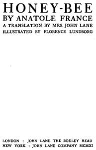 Honey-Bee
1911