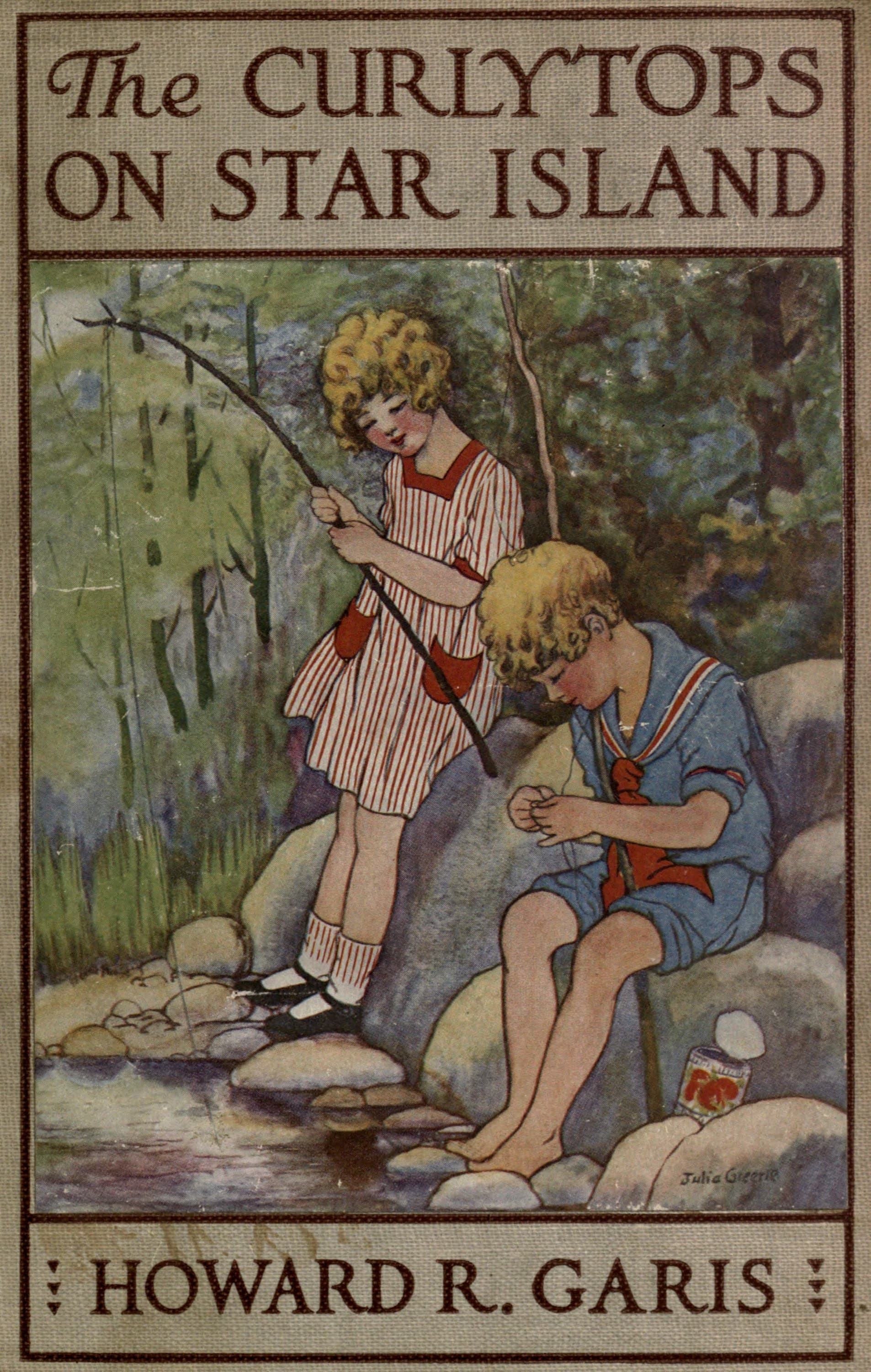 The Curlytops on Star Island; Or, Camping out with Grandpa book cover