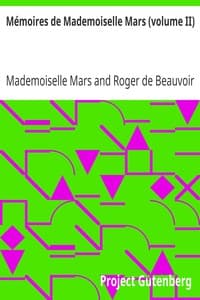 Mémoires de Mademoiselle Mars (volume II)
(de la Comédie Française) book cover