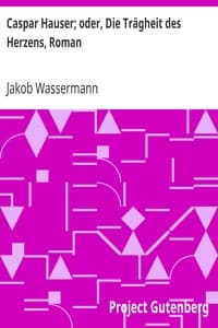 Caspar Hauser; oder, Die Trägheit des Herzens, Roman