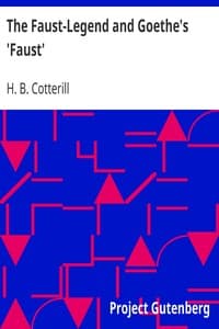 The Faust-Legend and Goethe's 'Faust' book cover