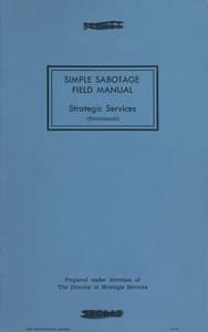 Simple Sabotage Field Manual book cover
