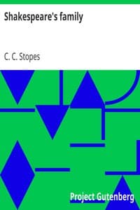 Shakespeare's family book cover