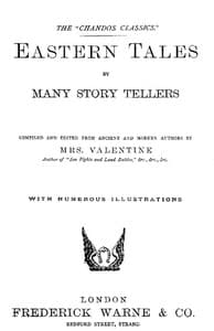 Eastern Tales by Many Story Tellers book cover