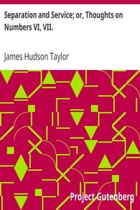Separation and Service; or, Thoughts on Numbers VI, VII. book cover