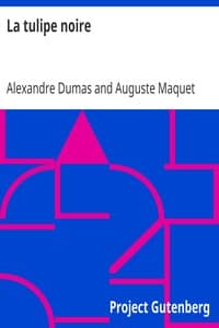 La tulipe noire book cover