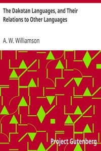 The Dakotan Languages, and Their Relations to Other Languages book cover