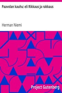 Paavolan kauhu: eli Rikkaus ja rakkaus book cover
