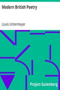 Modern British Poetry book cover
